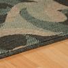 Superior Aldaine Indoor Outdoor Area Rug, Perfect for Patio, Poolside, Backyard, Playroom, Kitchen, Bedroom, Dining Room, Entryway, Mudroom, Vintage Damask Floor Cover, 5′ 6″ x 8′, Multicolor(Teal – Z)