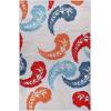 Superior Feather Indoor Outdoor Area Rug, Perfect for Patio, Poolside, Deck, Backyard, Playroom, Kitchen, Dining Room, Mudroom, Modern Bohemian Floor Cover, 8′ x 10′, Multicolor