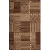Superior Indoor Area Rug, Jute Backing, Color Block Patchwork Rugs For Entry, Living Room, Kitchen Floors, Bedroom, Office Floor Cover, Diamond Striped Eclectic Rug, Dorset Collection, 8′ x 10′, Taupe