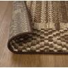 Superior Indoor Area Rug, Jute Backing, Color Block Patchwork Rugs For Entry, Living Room, Kitchen Floors, Bedroom, Office Floor Cover, Diamond Striped Eclectic Rug, Dorset Collection, 8′ x 10′, Taupe