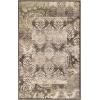 Superior Indoor Area Rug, Jute Backing, Geometric Paisley Floor Decor for Office, Living Room, Dining, Kitchen Floors, Bedroom, Entryway, Modern Rugs, Mystique Collection, 4′ x 6′, Brown