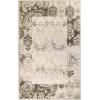 Superior Indoor Area Rug, Jute Backing, Geometric Paisley Floor Decor for Office, Living Room, Dining, Kitchen Floors, Bedroom, Entryway, Modern Rugs, Mystique Collection, 4′ x 6′, Beige