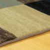 Superior Indoor Area Rug, Jute Backing, Geometric Tile Block Floor Decor for Office, Living Room, Kitchen Floors, Guest or Master Bedroom, Modern Rugs, Rockaway Collection, 9′ x 12′, Majorica Blue