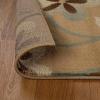 Superior Indoor Area Rug, Jute Backing, Modern Plush Rugs for Entryway, Living Room, Kitchen Floors, Bedroom, Hallway, Office Floor Cover, Oversized Floral Rugs, Rosette Collection, 5′ x 8′, Taupe
