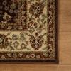 Superior Indoor Area Rug, Jute Backing, Vintage Floor Decor for Office, Living Room, Dining, Kitchen Floors, Bedroom, Entryway, Floral Scroll Medallion Rugs, Astral Collection, 5′ x 8′, Mocha