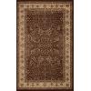 Superior Indoor Area Rug, Jute Backing, Vintage Floor Decor for Office, Living Room, Dining, Kitchen Floors, Bedroom, Entryway, Floral Scroll Medallion Rugs, Astral Collection, 5′ x 8′, Mocha