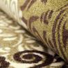 Superior Indoor Area Rug, McPherson Classic Damask Rug for Living Room, Bedroom, Office, Kitchen, Dining, Washable Rugs, Foam Backing, Hedena Collection, 4′ x 6′, Beige(2′ x 3′)