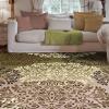 Superior Indoor Area Rug, McPherson Classic Damask Rug for Living Room, Bedroom, Office, Kitchen, Dining, Washable Rugs, Foam Backing, Hedena Collection, 4′ x 6′, Beige(4′ x 6′)