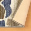 Superior Indoor Non-Slip Area Rug or Runner, Vintage Floor Decor, Traditional Floral Scroll Rug for Living Room, Bedroom, Kitchen, Dining Room, Foam Backing, Roselyn Collection, 4′ x 6′, Baige(2’6″ x 8′ (Rectangular))