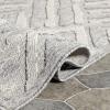 Superior Indoor Outdoor Area Rug, Floor Decor Perfect for Patio, Pool, Deck, Kitchen, Family, Entryway, Playroom, Modern Geometric Abstract Rugs, Wynn Collection, 6′ x 8′ 10″, Charcoal