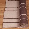 Superior Large Indoor Outdoor Area Rug, Modern Thin Striped Pattern, Home Decor, Patios, Entryway, Front Porch, Deck, Hallways, Kids, Kitchen, Floor Throw, Kadin Collection, 6′ x 9′, Navy Blue(Jaala – Beige)
