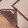 Superior Large Indoor Outdoor Area Rug, Modern Thin Striped Pattern, Home Decor, Patios, Entryway, Front Porch, Deck, Hallways, Kids, Kitchen, Floor Throw, Kadin Collection, 6′ x 9′, Navy Blue(Rafiki – Beige)