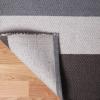Superior Large Indoor Outdoor Area Rug, Modern Thin Striped Pattern, Home Decor, Patios, Entryway, Front Porch, Deck, Hallways, Kids, Kitchen, Floor Throw, Kadin Collection, 6′ x 9′, Navy Blue(Eisley – Grey)