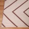 Superior Large Indoor Outdoor Area Rug, Modern Thin Striped Pattern, Home Decor, Patios, Entryway, Front Porch, Deck, Hallways, Kids, Kitchen, Floor Throw, Kadin Collection, 6′ x 9′, Navy Blue(Rafiki – Beige)