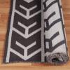 Superior Large Indoor Outdoor Area Rug, Modern Thin Striped Pattern, Home Decor, Patios, Entryway, Front Porch, Deck, Hallways, Kids, Kitchen, Floor Throw, Kadin Collection, 6′ x 9′, Navy Blue(Walvia – Charcoal)