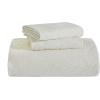 Superior Aspen Cotton Blend 3 Piece Bedspread Set, Oversized Bedspread, 2 Pillow Shams, Medium Weight Blanket, Home Bed Decor, Floral Scalloped, Matelasse Coverlet, Bedding Essential, Full, Ivory