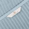 Superior 6 Piece Cotton Towel Set, Includes 2 Bath Towels, 2 Hand Towels, 2 Face Towel/Washcloths, Daily Use for Bathroom, Guest Bath, Ribbed, Absorbent, Home Essentials, Soho Collection, Coffee(Slate Blue)
