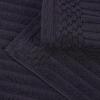 Superior 6 Piece Cotton Towel Set, Includes 2 Bath Towels, 2 Hand Towels, 2 Face Towel/Washcloths, Daily Use for Bathroom, Guest Bath, Ribbed, Absorbent, Home Essentials, Soho Collection, Coffee(Black)