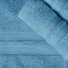 Superior Ultra-Soft 3-Piece Cotton Towel Set, Daily Use for Bathroom, Guest Room, Quick Dry, Set Includes 1 Bath Towel, 1 Hand Towel, and 1 Washcloth, Essential Plush Towels for Home – Tangerine(Denim Blue)