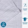 Superior Ultra-Soft 3-Piece Cotton Towel Set, Daily Use for Bathroom, Guest Room, Quick Dry, Set Includes 1 Bath Towel, 1 Hand Towel, and 1 Washcloth, Essential Plush Towels for Home – Tangerine(Silver)