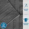 Superior Ultra-Soft 3-Piece Cotton Towel Set, Daily Use for Bathroom, Guest Room, Quick Dry, Set Includes 1 Bath Towel, 1 Hand Towel, and 1 Washcloth, Essential Plush Towels for Home – Tangerine(Charcoal)
