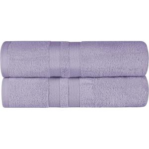 Superior Ultra-Soft 3-Piece Cotton Towel Set, Daily Use for Bathroom, Guest Room, Quick Dry, Set Includes 1 Bath Towel, 1 Hand Towel, and 1 Washcloth, Essential Plush Towels for Home – Tangerine(Wisteria)