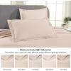 Superior 2 Piece Celtic Circles Cotton Bedspread Set, Decorative Bed Spread, Home Bed Decor, 1 Pillow Sham, Medium Weight Blanket, Matelasse Coverlet Bedding, Wedding Ring Design, Full, Bisque