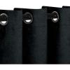 Superior Blackout Curtains, Insulated, Sun Blocking Curtain for Bedroom, Farmhouse, Living Room Window, Thermal Woven, Senna Collection, Set of 2 Panels, 6 Grommets, 52″ x 96″, Midnight Blue(Black)