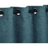 Superior Blackout Curtains, Insulated, Sun Blocking Curtain for Bedroom, Farmhouse, Living Room Window, Thermal Woven, Senna Collection, Set of 2 Panels, 6 Grommets, 52″ x 96″, Midnight Blue(Deep Sea)