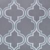 Superior Bohemian Trellis Quality Soft, Insulated, Thermal, Woven Blackout Grommet Printed Curtain Panel Pair (Set Of 2) 52″ x 108″ – Silver(Silver)
