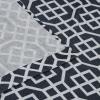 Superior Honeycomb Printed Sheer Curtains, Window Accents, Geometric, Trellis, Perfect for Natural Light, with Grommets, Modern, Transitional, Traditional, Curtain Set of 2 Panels, 52″X84″, Navy Blue(Navy Blue)