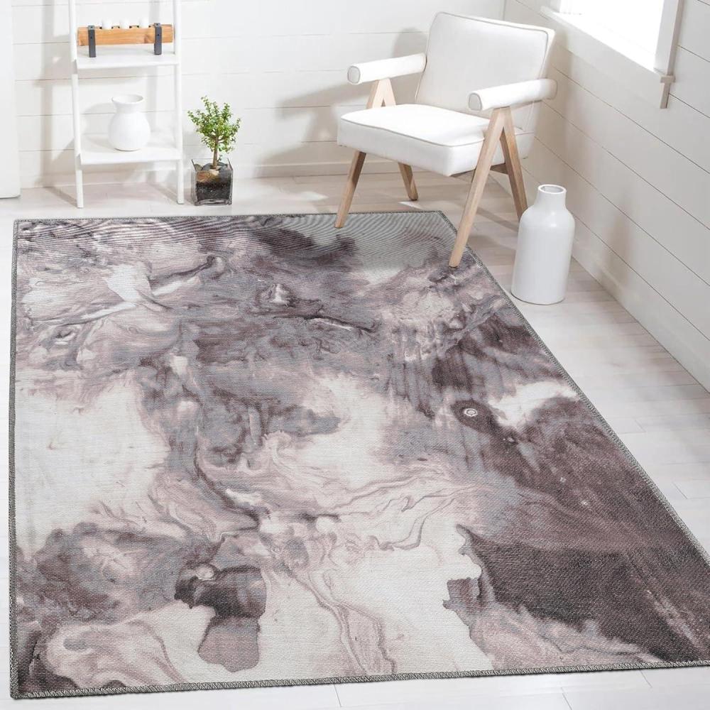 imageSuperior Indoor Area Rug Cotton Backing Medallion Rugs for Dining Kitchen Floors Office Soft Floor Cover Traditional Wildlife Aesthetic Copley Collection 9 x 12 BrownBrown  Z