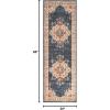 SUPERIOR Octavia Area Rug, 7′ 8′ x 10′, Dark Blue(Dark Blue)