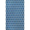 Superior 5x8RUG-HONEY-MAIV Area Rug, 5′ X 8′, Honeycomb – Maroon & Ivory(Homeycomb – Teal & Ivory)