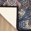 Superior Driffield Floral Medallion Outdoor Area Rug for Backyard Retreat, Beach House, Urban Garden, Patio, Veranda, Terrace, Washable Rugs, Foam Backing, Cassidy Kids Collection, 8′ x 10′, Blue(Blue)
