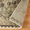 Superior Fawn Vintage Oriental Floral Polypropylene Indoor Area Rug or Runner with Jute Backing, 8′ x 10′, Beige(Beige)
