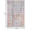 Superior Indoor Area Rug, Cotton Backing, Medallion Rugs for Dining, Kitchen Floors, Office, Soft Floor Cover, Traditional Wildlife Aesthetic, Copley Collection, 9′ x 12′, Brown(Dark Walnut – Z)