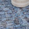 Superior Indoor Area Rug, Cotton Backing, Medallion Rugs for Dining, Kitchen Floors, Office, Soft Floor Cover, Traditional Wildlife Aesthetic, Copley Collection, 9′ x 12′, Brown(Adelia – Azure)