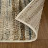 Superior Indoor Area Rug, Jute Backing, Soft Modern Rugs for Entryway, Kitchen Floors, Office Floor Cover, Floral Medallion Rugs, Rangoli Collection, 4′ x 6′, Blue(Gold – Z)