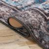 Superior Indoor Non-Slip Area Rug, Vintage Floor Decor, Oriental Medallion Rug for Living Room, Bedroom, Office, Kitchen, Dining, Washable Rugs, Foam Backing, Ezra Collection, 8′ x 10′, Blue(2’7″ x 8′ (Rectangular))