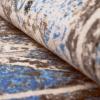 Superior Indoor Non-Slip Area Rug, Vintage Floor Decor, Oriental Medallion Rug for Living Room, Bedroom, Office, Kitchen, Dining, Washable Rugs, Foam Backing, Ezra Collection, 8′ x 10′, Blue(2′ x 3′ (Rectangular))