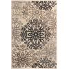 Superior Millbrae Floral Medallion Indoor Area Rug for Living Room, Bedroom, Office, Kitchen, Dining, Washable Rugs, Jute Backing, Elegant Leigh Collection, 2′ x 3′, Blue(Beige)