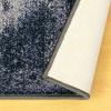 Superior Modern Medallion Area Rug for Living Room, Bedroom, Office, Kitchen, Dining, Washable Rugs, Foam Backing, Marulan Collection, 2′ 7″ x 8′, Blue-Gray