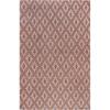 Superior Birmingham Cotton Blend Chenille Area Rug, Hand Woven Rug with Cotton Canvas Backing, Beautiful Contemporary Pattern – 8’ x 10’ Rug, Brown(Brown)