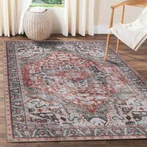 Superior Indoor Area Rug, Cotton Backing, Medallion Rugs for Dining, Kitchen Floors, Office, Soft Floor Cover, Traditional Wildlife Aesthetic, Copley Collection, 9′ x 12′, Brown(Brown)