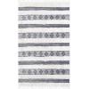 Superior Hand-Tufted Wool Indoor Large Area Rug, Geometric Home Decor for Living Room, Kitchen/Dining, Bedroom, Office, Entryway, Soft Cotton Backing, Raffi Collection, 4′ x 6′, Silver/Grey(Black)