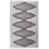 Superior Hand-Tufted Wool Indoor Large Area Rug, Geometric Home Decor for Living Room, Kitchen/Dining, Bedroom, Office, Entryway, Soft Cotton Backing, Raffi Collection, 4′ x 6′, Silver/Grey(Jadine-slate)