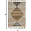 Superior Hand-Tufted Wool Indoor Large Area Rug, Modern Geometric Home Floor Decor for Living Space, Bedroom, Dining Room, Kitchen, Office, Cotton Backed, Sayah Collection, Grey, 8′ X 10′(Vanilla Cream)