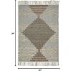 Superior Hand-Tufted Wool Indoor Large Area Rug, Modern Geometric Home Floor Decor for Living Space, Bedroom, Dining Room, Kitchen, Office, Cotton Backed, Sayah Collection, Grey, 8′ X 10′(Light Blue)