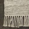 Superior Hand-Tufted Wool Indoor Large Area Rug, Modern Geometric Home Floor Decor for Living Space, Bedroom, Dining Room, Kitchen, Office, Cotton Backed, Sayah Collection, Grey, 8′ X 10′(Vanilla Cream)